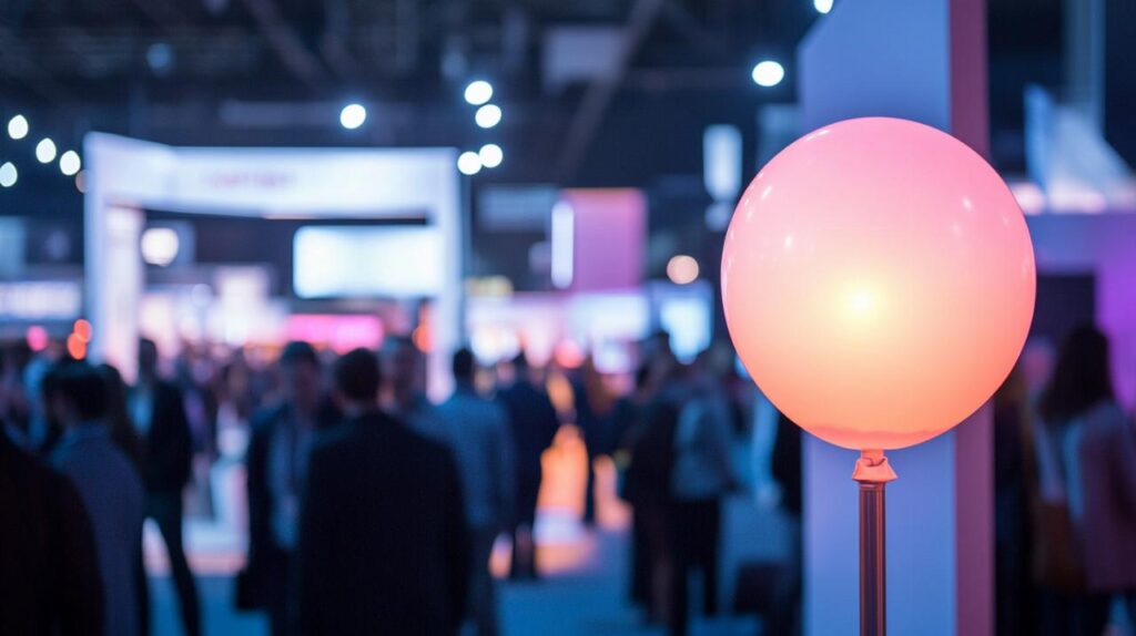Les avantages du ballon éclairant pour stand lors des salons professionnels